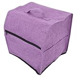 GARIOUANS Nähmaschinen schutzhülle aus Oxford Staubschutz und Aufbewahrung Tragbare Nähmaschinenhülle mit Griff für Zuhause und Nähkurse ca Lila