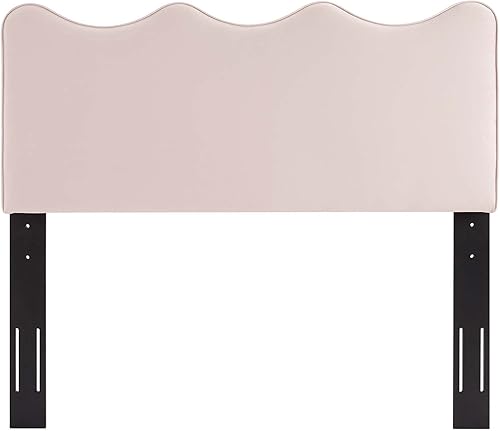 Miniatura 6 de Modway Athena Performance - Cabecera de terciopelo tamaño individual, color rosa