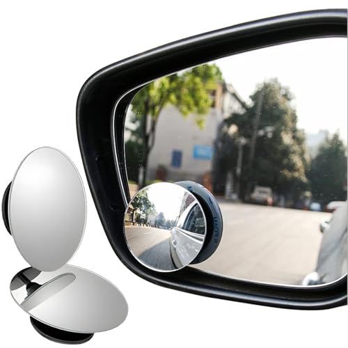 2Pcs Blind Spot Mirrors For Cars,360Â°Rotatable Convex Rea