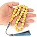 Baltic Amber Tasbih, Unique 33 Islamic Prayer Beads, Handmade Amber Rosary