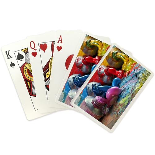 Lantern Press Naipes Póker con diseño artístico 52 cartas miniatura 2