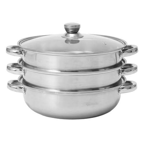 Generic Olla de, Olla de para Cocinar Cenas Familiares de Acero Inoxidable, Fiestas, Fiestas