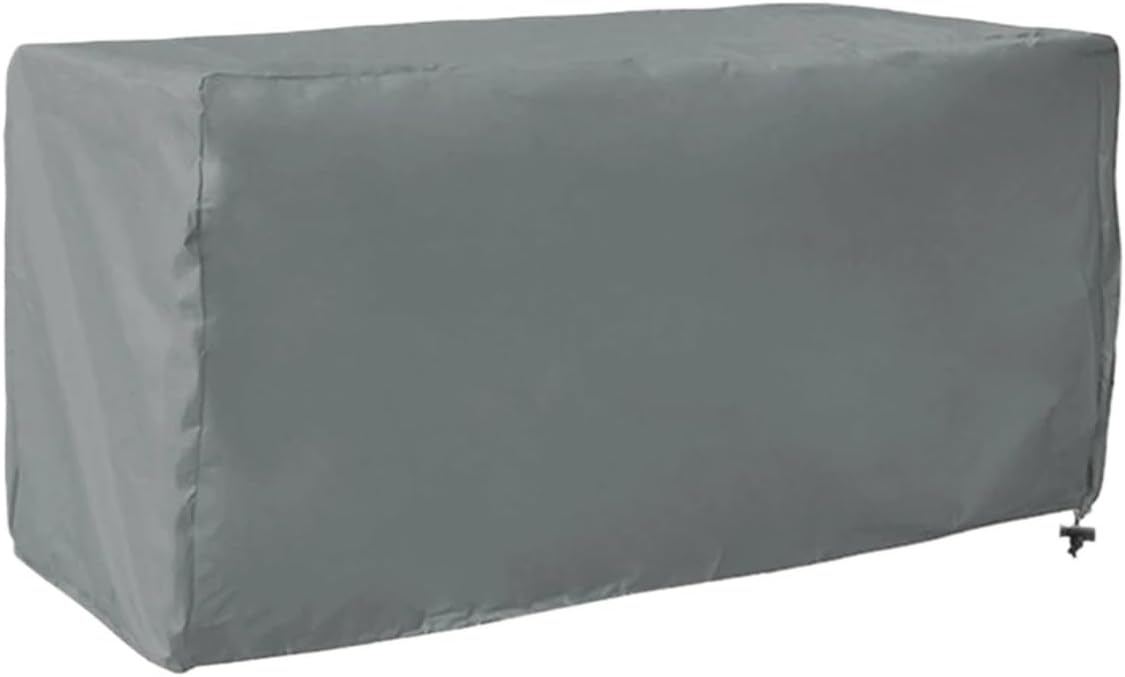 Tool Box Cover 1pc Waterproof Oxford Deck Box Cover With Adjustable Rope And Buckle UV And Weather Resistant Outdoor Storage Protection For Storage Cabinet(158*76*71cm)