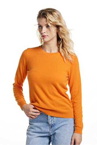 Image of EURKEA Women's Crewneck 100% Cashmere Sweater, Cozy Pullover Winter Top for Women, Gift Ready