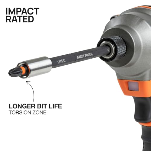 Image of Klein Tools 33803 ProFlex 42-Bit Impact Driver Bit Set with Modular Case, S2 Steel, Magnetic, Adjustable Screwdriver