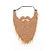 LERORO ® Funny Costume Party Male Man Halloween Beard Facial Hair Disguise Game Black Mustache Party Supplies（Brown）