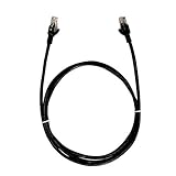 Cabo de Rede PlusCable PC-ETHU25BK Cat.5E 2.5M Preto Patch Cord - Conectores RJ45 Capa de PVC