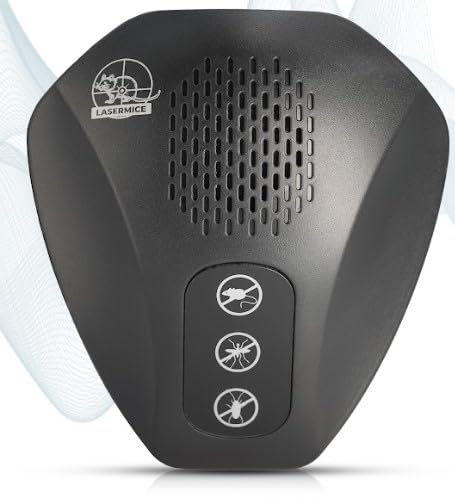 Repellente Ultrasuoni per Topi da Interno Elettrico Plug & Play - Trappola per Topi, Scarafaggi Anti Zanzare