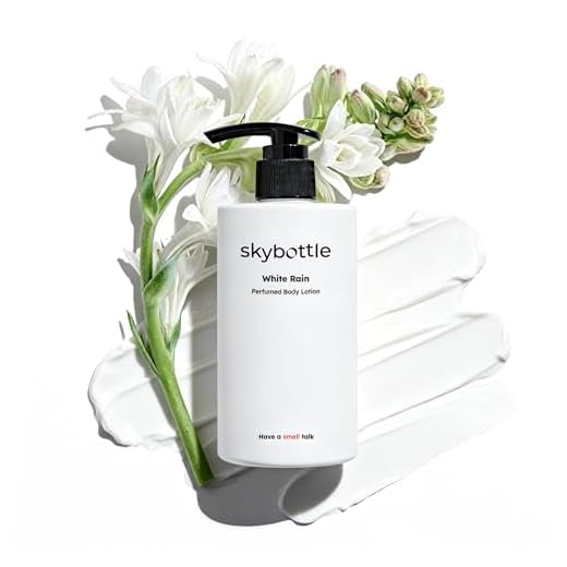 skybottle Daily Moisturizing Body Lotion Perfumed with White Rose Lilac Scent, Fast Absorbing, Lightweight and Extra Hydrating Cream for Dry Skin, for Women & Men, 10.1 Fl. Oz