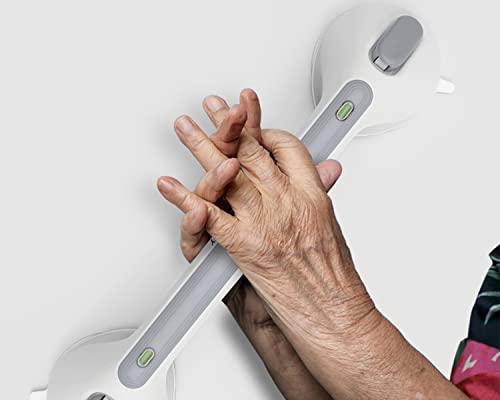 Loresjoy Shower Handles For Elderly Suction, 12 Incn Grab Bars For Bathtubs And Showers, Bathroom Accessories Handicap Grab Bars, Shower Grab Bars For Seniors, Bathroom Grab Bars For Seniors #TOP6