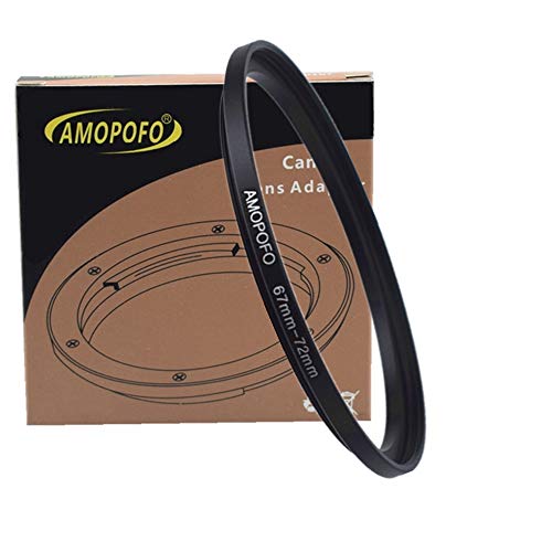 Image of 67mm to 72mm Step-Up Ring Filter adapter /67mm to 72mm Camera Filter Ring for 72 mm UV,ND,CPL,Metal Step Up Ring