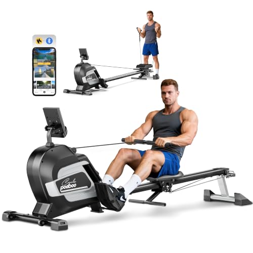 side view PooBoo rowing machine
