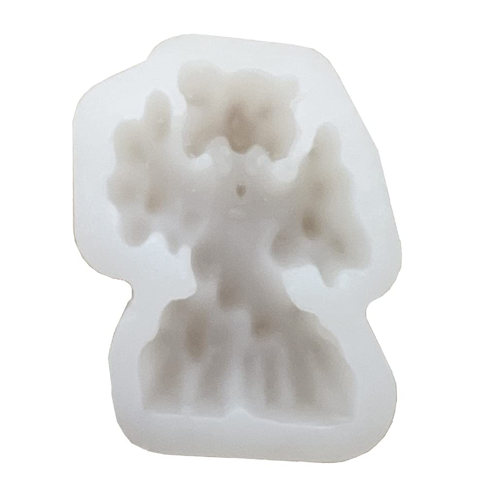 Buxuaaaa Silicone Mold 3D Cute Little for Gypsum Home Decoration Soap Silicone Jelly Molds