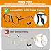 Adhesive Nose Pad,12 Pairs 1.3mm Ultra Thin Stick On Eyeglass Nose pad with Super Sticky Backing,Silicone Anti-Slip for Glasses Sunglasses