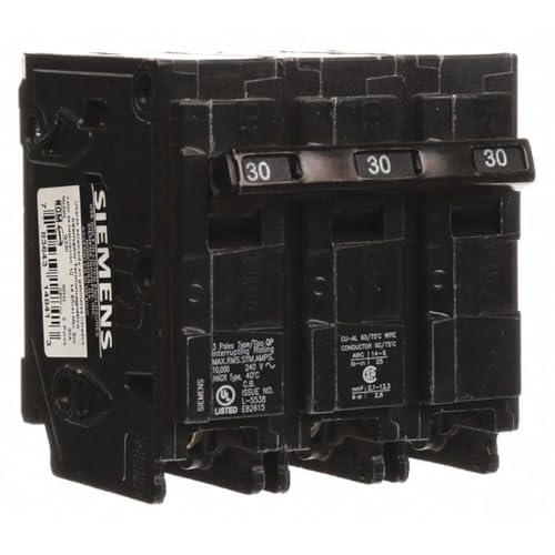 Siemens Q330 Circuit Breaker 30a 3p 240v 10k Qp