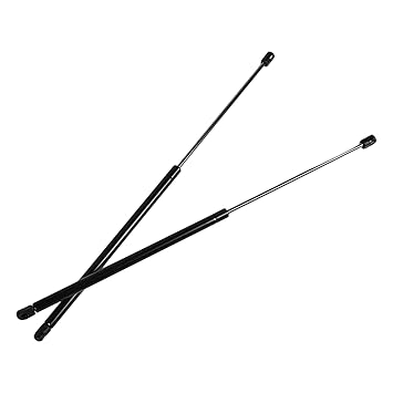 Hood Gas Spring Strut, Carbon Steel 2pcs Bonnet Lift Rod Durable Hydraulic Wear Resistance Rustproof for Repair