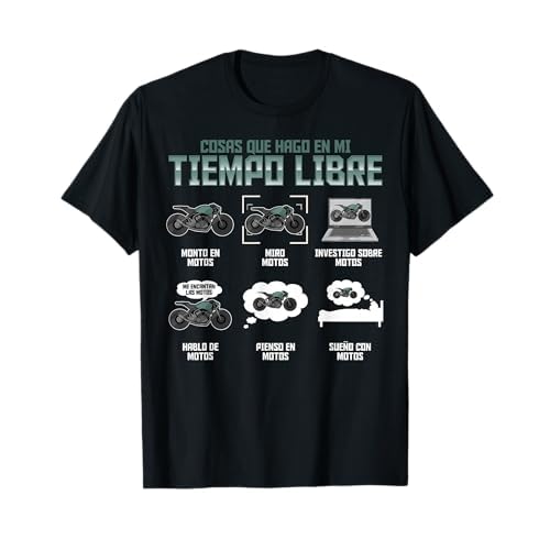 Camiseta Motero Pasión por las Motos Camiseta