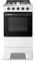 Fogão a Gás Mesa Inox e Forno 50L Limpa Fácil Esmaltec IDEAL POP F4ISB Cor Branco 4 bocas
