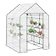 Gewächshaus WOLTU Folien 143 x 143 x 195 cm 130 g/m² PE