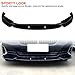 Car Front Bumper Lip Compatible with BMW 5 Series G30 G31 2021-2023,520i 525i 530i Front Splitter Spoiler Lip,Glossy Black