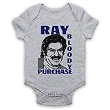 Marchandises non officielle. Toast London Ray Bloody Purchase Bébé Barboteuse Bodys, Gris, 12-18 Mois