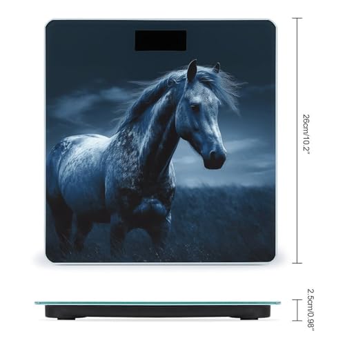 Báscula digital Blue Horse para baño y cuerpo miniatura 2
