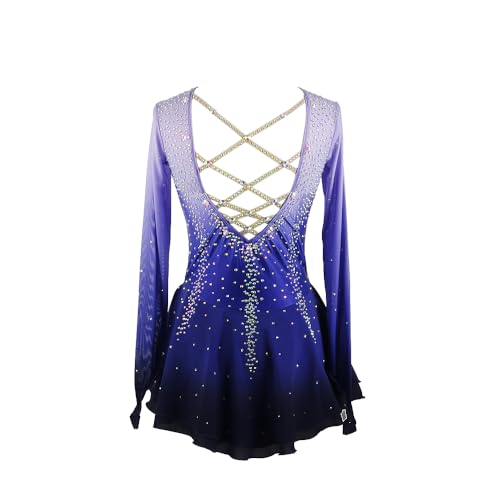 ZAGITOVA Vestido de patinação artística feminino meninas saia patinação no gelo desempenho competiçã