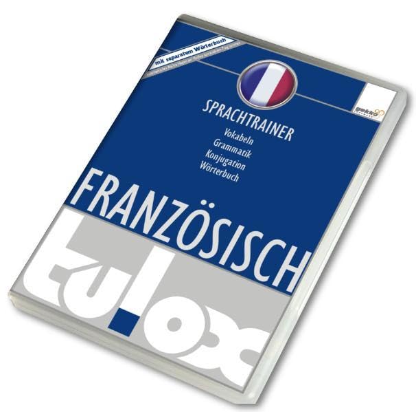 tulox Sprachtrainer Französisch - Vokabeltrainer, Konjugations- und Grammatiktrainer inklusive großem Wörterbuch mit 90.000 fremdsprachlichen vertonten Vokabeln