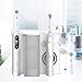 Oral-B Oral Health Center Munddusche mit Oxyjet-Technologie für Zahnreinigung, 2 Ersatzdüsen & iO Series 6 Elektrische Zahnbürste/Electric Toothbrush, 2 Aufsteckbürsten, 5 Modi für Zahnpflege, weiß
