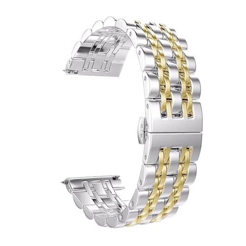 [SRMVRNKNNK] Fit For Xiaomi Watch S4�ɓK������X�e�����X�X�`�[���X�g���b�v Fit For Xiaomi 2Pro S3 S2 S1Pro�ɓK������X�|�[�c�E�H�b�`�o���h���^���u���X���b�g(S2 42mm,Silver 