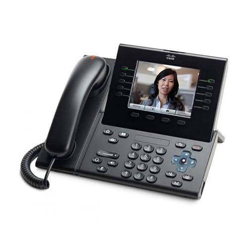 Cisco IP 9951 (Bluetooth, funcionalidad manos libres, teléfono del sistema, teléfono IP: habilitado para IP, teléfono de video, cámara integrada) (renovado)