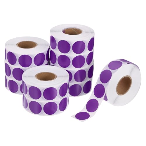 Étiquettes adhésives rondes PATIKIL violettes pour l'organisation de la maison
