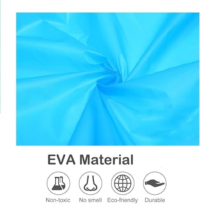 Image of Unisex Adults EVA Waterproof Rain Coat 1Pc