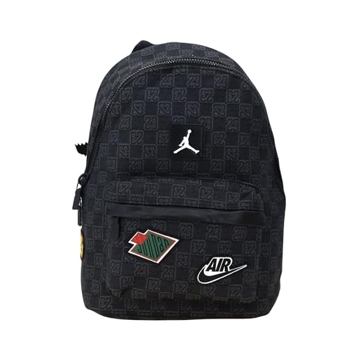 Jordan Mini Zaino Monogram Patch, 8L, Nero