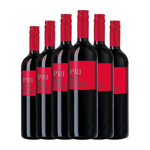 Caruso e Minini Piane del Levante Primitivo Puglia 75 cl Vino tinto (Caja de 6 Botellas de 75 cl)