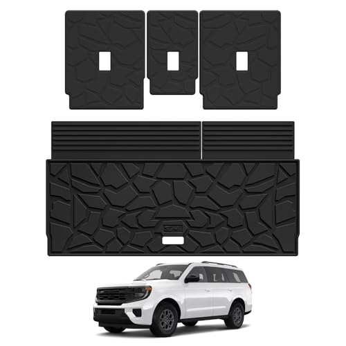 Image of 3W Cargo Liner & Backrest Mat for 7&8 Seats 2025-2026 Ford Expedition Standard
