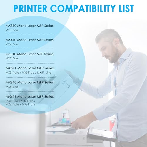 Image of LeciRoba 60F1H00 High Yield Toner Cartridge 2-Pack