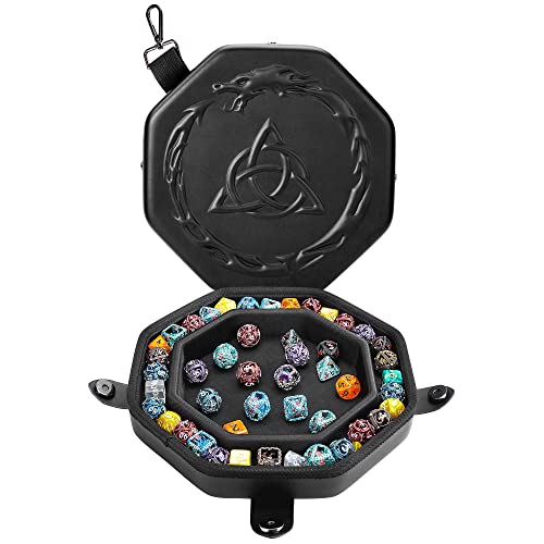 Soar Forge Dnd Dice Tray - Premium Dice Tray Dungeons And Dragons - Beautiful Celtic Knot And Dragon Design - Perfect Dice Rolling Tray & Dice Case For Rpg Games To Protect Dice #TOP7