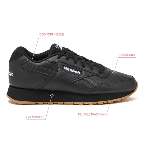 Image of Reebok Glide Sneakers for Men - Black or White Tennis Shoes Size 7 to 15
