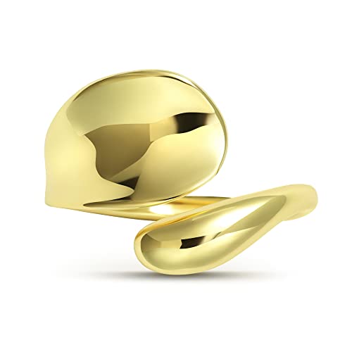 Linawe Anello da Pollice Regolabile da Donna, Anello da Dito in Oro Placcato, Gioielli per Partner