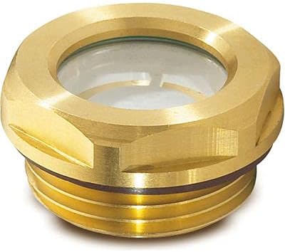 Brass Fluid Translated Level Sight Glass w Reflector 1.5 M26 x J - Thread Brass Fluid Translated Level Sight Glass w Easy-to-use Reflector 1.5 M26 x J - Thread