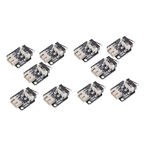 TEHAUX 10pcs Micro Printer Parts End Stop Mechanical Switch for Printer Pin Limit Switch for Accessories