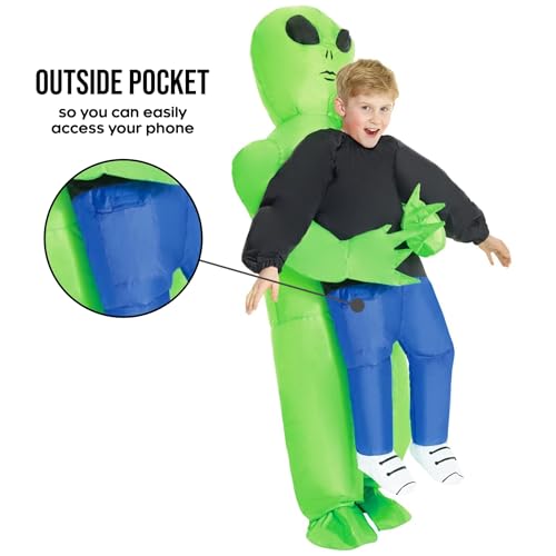 Disfraz Inflable de Alien Para Niños miniatura 3