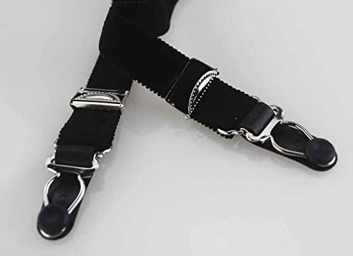 TVRtyle Women's Mysterious Sexy Black 4 Vintage Metal Clips Garter Belts for Stockings - Image 8