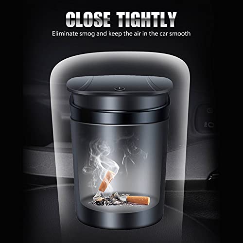Car Ashtray with LED Blue Light