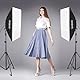 Andoer Softbox Set Fotostudio, Softbox Licht 2x50x70cm mit 2*80W zweifarbiges LED-Videolicht, 2x Lichtstative, 2x Fernbedienung für Studio-Portrait-Produktfotografie, Live-Streaming-Videoaufzeichnung