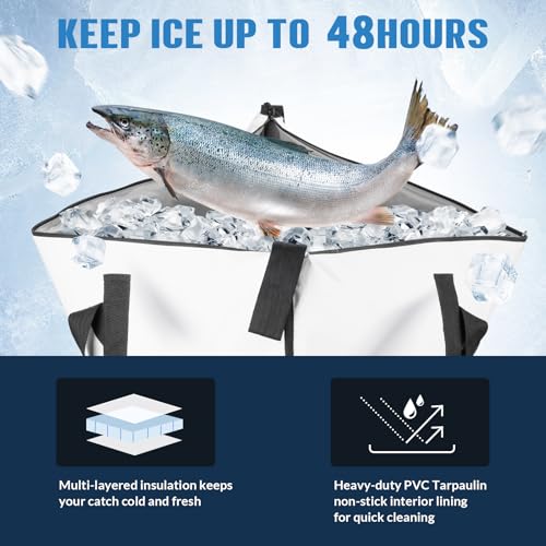 THKFISH 40x16in Insulated Fish Bag