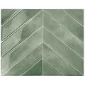 SMART TILES Peel and Stick Backsplash - 5 Sheets of 11.43" x 9" - 3D Adhesive Peel and Stick Tile Backsplash for Kitchen, Bathroom, Wall Tile