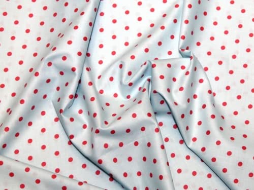 Free Spirit Tanya Whelan Lulu Roses Lola Poplin Quilting Fabric Sky - per metre
