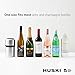 Huski Wine Chiller | Award Winning Iceless Design | Keeps Wine Cold up to 6 Hours | Next Generation Ice Bucket | Fits Some Champagne Bottles | for Wine Lovers (Pink)